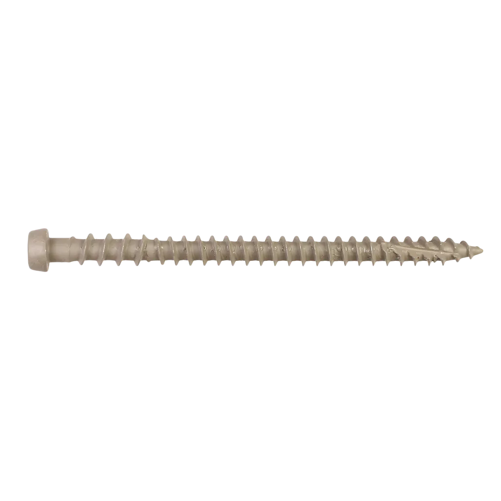 Deck-Drive Dcu Composite Screw - #10 X 2-3/4 In. T20, Quik Guard®, Gray 01 (350-Qty) (Pack Of 6)-DCU234GR01R350-SP1076-1231