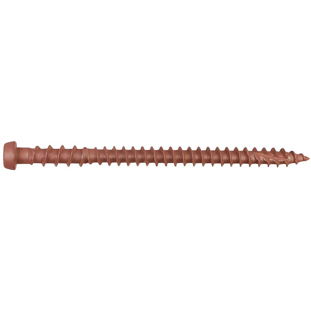 Deck-Drive Dcu Composite Screw - #10 X 2-3/4 In. T20, Quik Guard®, Red (1750-Qty)-DCU234RDMB-SP5635-6042