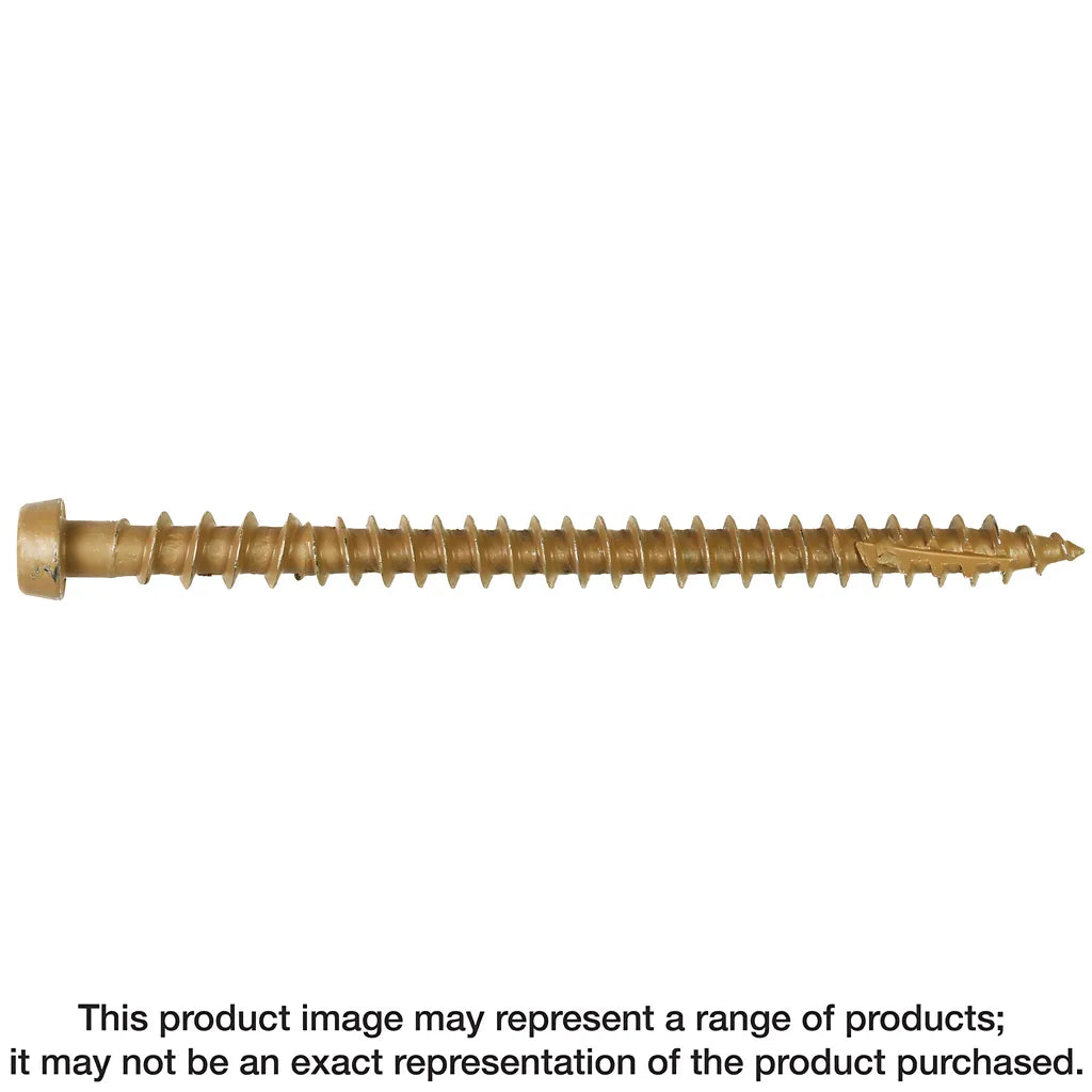 Deck-Drive Dcu Composite Screw (Collated) - #10 X 2-3/4 In. Type 316, Tan (1000-Qty)-DCU234S316TN-SP5613-6018