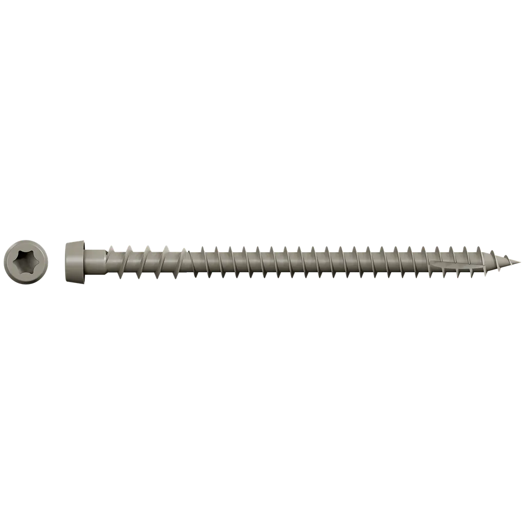 Deck-Drive Dcu Composite Screw (Collated) - #10 X 2-3/4 In. Quik Guard® Gray (1000-Qty)-DCU234SGR-SP4403-4743