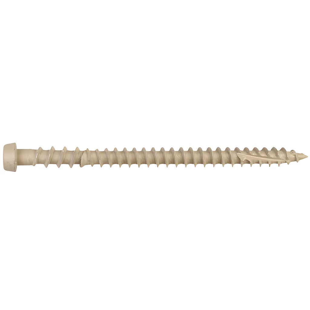 Deck-Drive Dcu Composite Screw - #10 X 2-3/4 In. T20, Quik Guard®, Tan 02 (350-Qty)-DCU234TN02R350-SP5851-6272