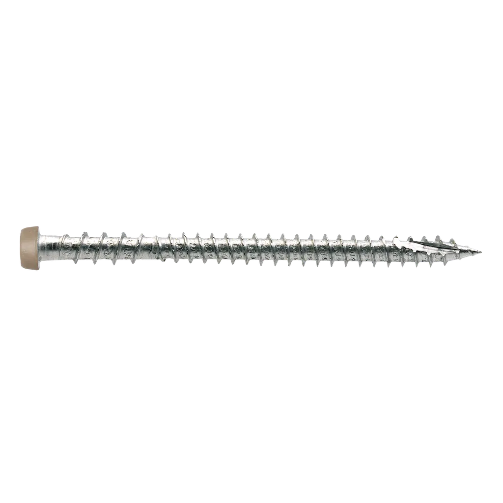 Deck-Drive Dcu Composite Screw - #10 X 2-3/4 In. T20, Quik Guard®, Tan (70-Qty) (Pack Of 5)-DCU234TNR70-SP6452-6898