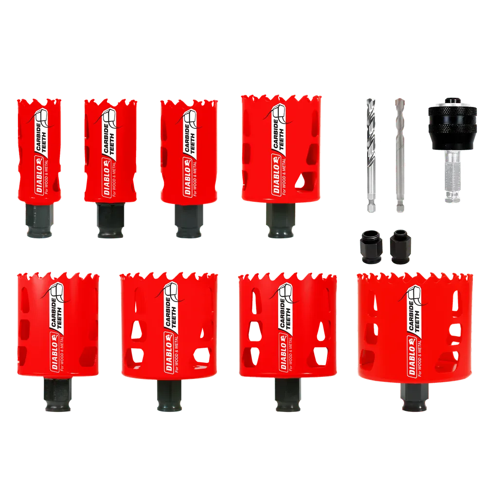 13 Pc Carbide Plumbers Hole Saw Set-DHS13SPLCT-2509