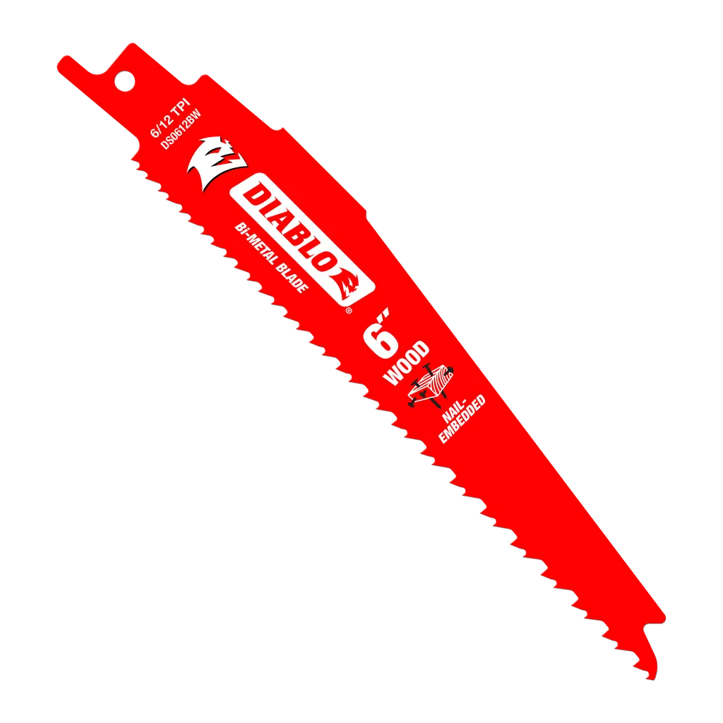 6 in. Bi-Metal Recip Blade for Nail Embedded Wood (15-Pack) | Diablo Tools | PCS