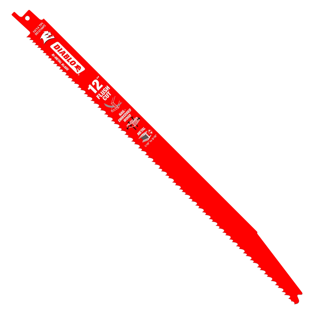 12 in. Flush Recip Blade (5-Pack) | Diablo Tools | PCS