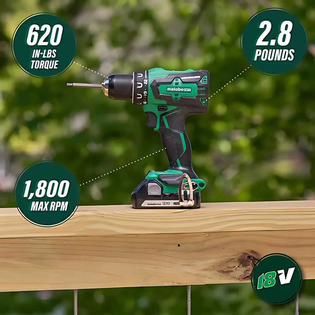 18V Cordless Drill Kit With 2 Batteries And Charger | Ds18Dbfl2E-DS18DBFL2EM-48