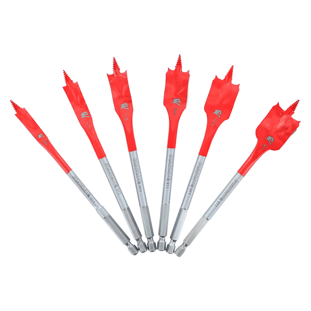 6 pc Spade Bit Set (6-Piece) | Diablo Tools | PCS