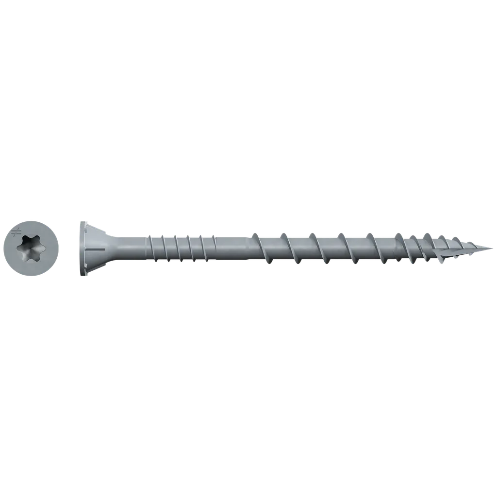 Deck-Drive Dsv Wood Screw (Collated) - #10 X 2-1/2 In. T25 6-Lobe, Gray (1000-Qty)-DSVG212S-SP9205-9796