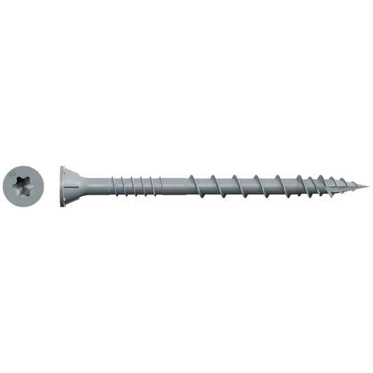 Deck-Drive Dsv Wood Screw (Collated) - #10 X 2-1/2 In. T25 6-Lobe, Gray (1000-Qty)-DSVG212S-SP9205-9796