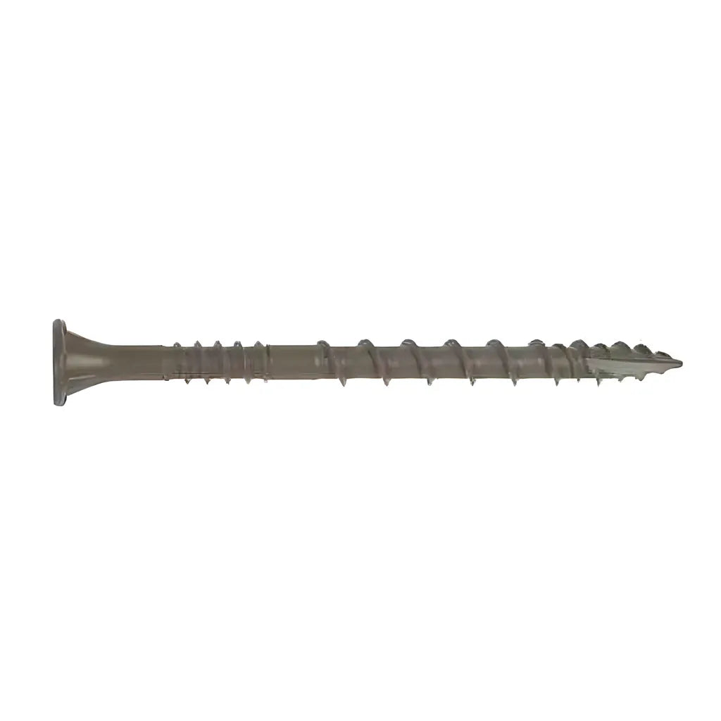 Deck-Drive Dsv Wood Screw - #10 X 2-1/2 In. T-25, Flat Head, Quik Guard®, Red (1 Lb.)-DSVR212R1LB-SP5875-6296