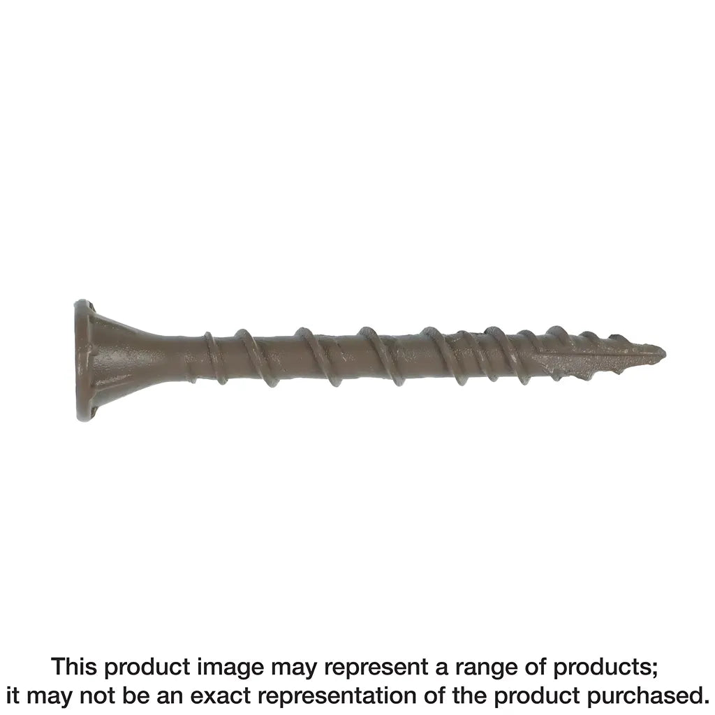 Deck-Drive Dsv Wood Screw - #8 X 1-5/8 In. T-25, Flat Head, Quik Guard®, Tan (350-Qty) (Pack Of 6)-DSVT158R350-SP6696-7164