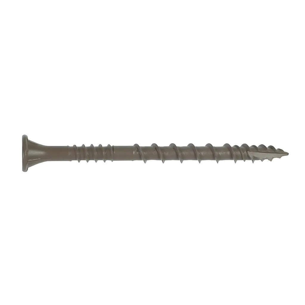 Deck-Drive Dsv Wood Screw - #10 X 3-1/2 In. T-25, Flat Head, Quik Guard®, Tan (350-Qty) (Pack Of 6)-DSVT312R350C-SP5632-6039