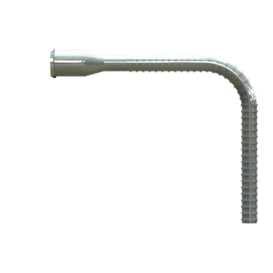 D52A - Dbr Female Splice Bar, 90° Bent