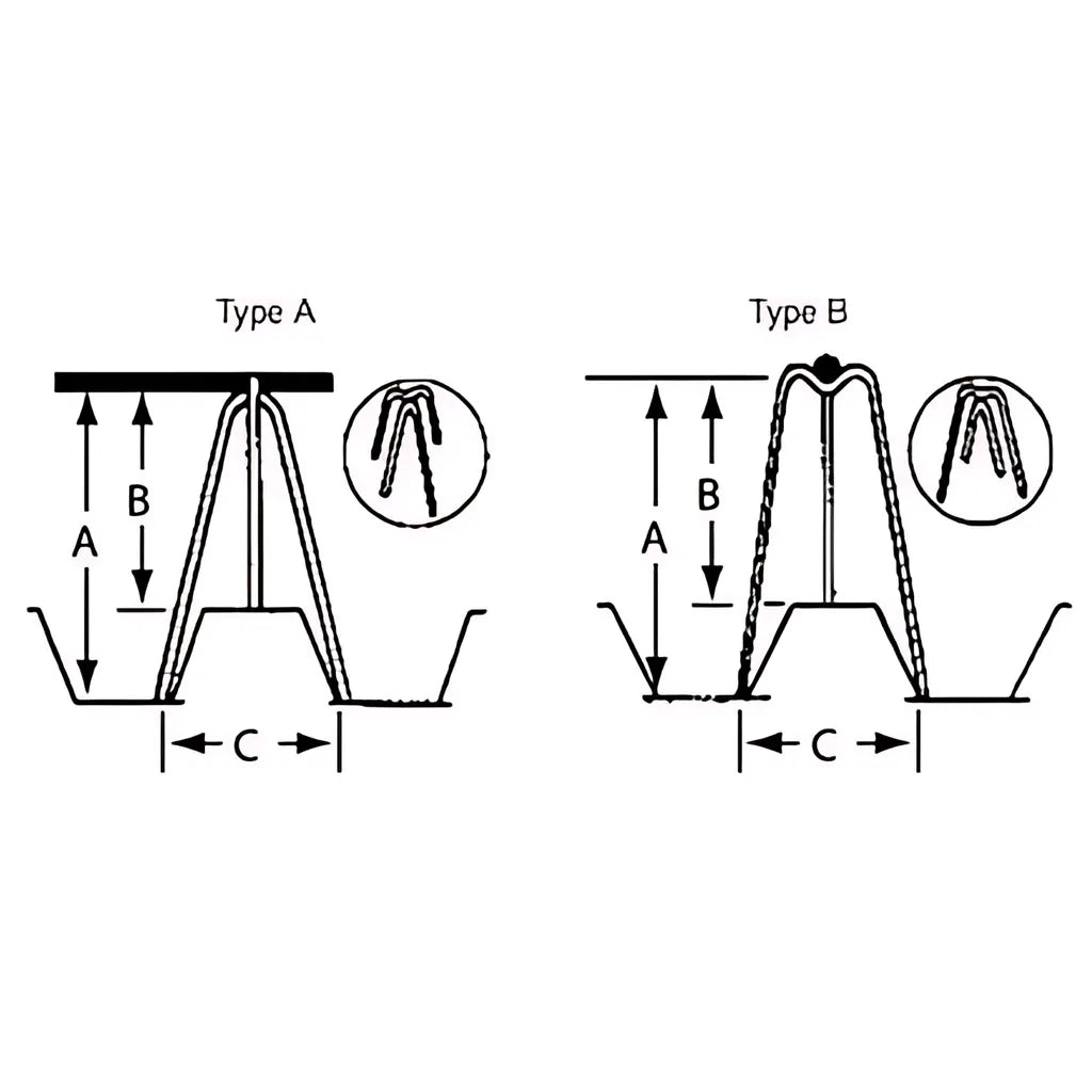 HCM - HIGH CHAIRS FOR METAL DECKING
