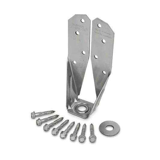Dtt Stainless-Steel Deck Tension Tie For 2X With 1-1/2 In. Sds Screws-DTT2SS-SP160-261