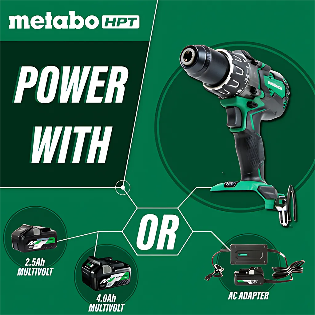 36V Cordless Hammer Drill Kit With Batteries And Charger-DV36DAGM-901