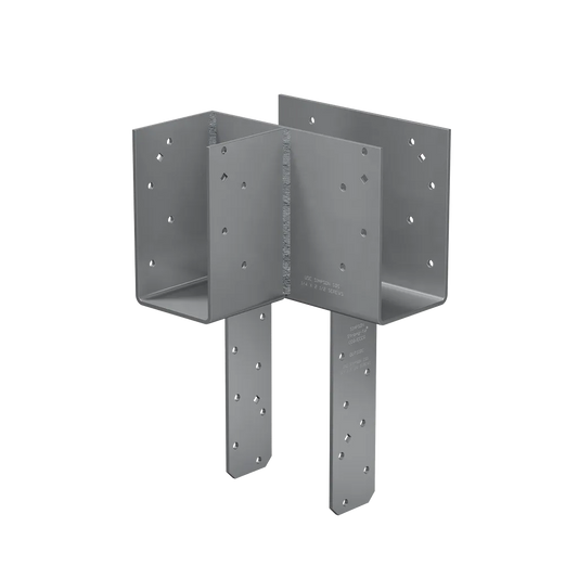 Eccllq L-Shape End Column Cap For 4X Beams, 6X Post W/ Sds Screws, Skewed Left-ECCLLQ464SDS-SP40-124