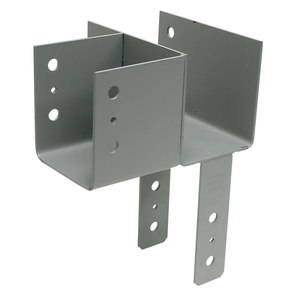 Ecclr L-Shape End Column Cap For 6X Beams, 6X Post, Skewed Right-ECCLR666-SP947-1093