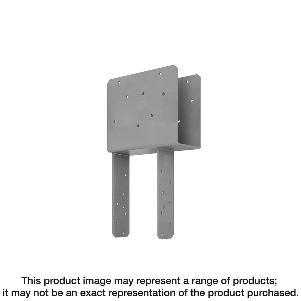 Eccq End Column Cap For 4X Beam, 8X Post, With Strong-Drive® Sds Screws (Pack Of 2)-ECCQ48SDS2-5-SP12-93