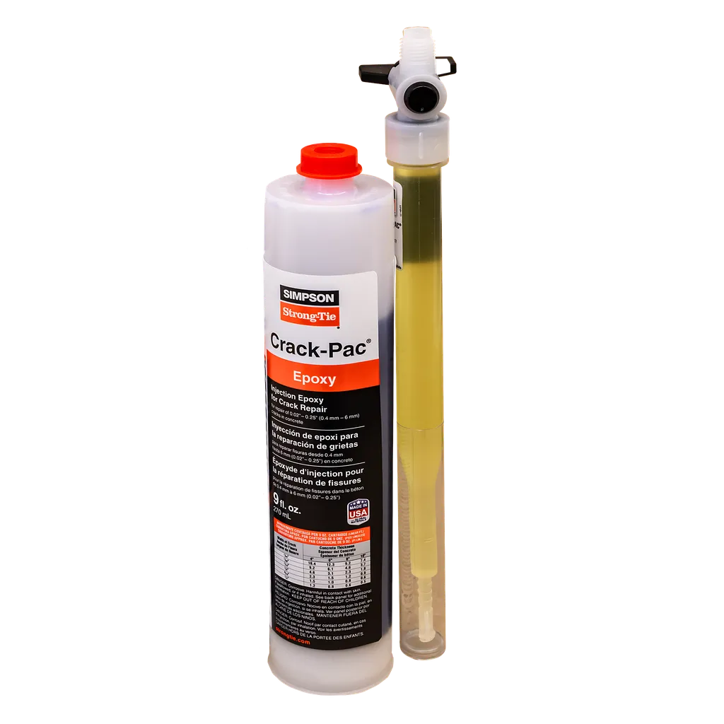 Crack-Pac® 9 Oz. Single-Tube Injection Epoxy (Pack Of 12)-ETIPAC10-SP50-136