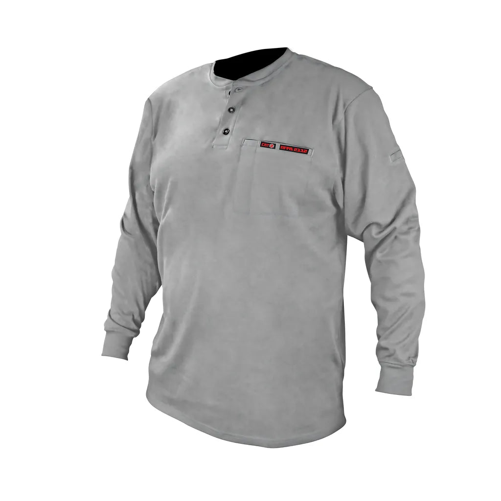 Radians FRS-002 VolCore Long Sleeve Cotton Henley FR Shirt