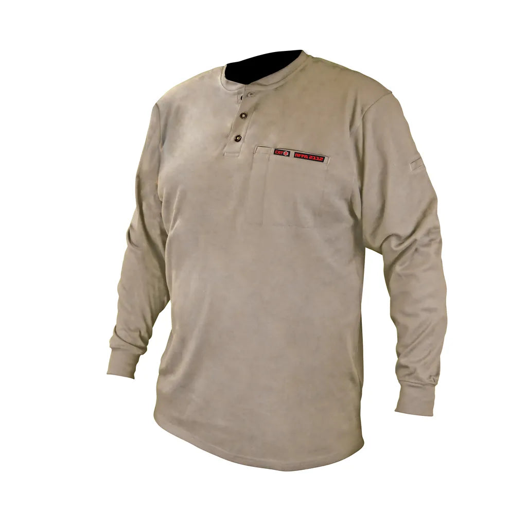 Radians FRS-002 VolCore Long Sleeve Cotton Henley FR Shirt