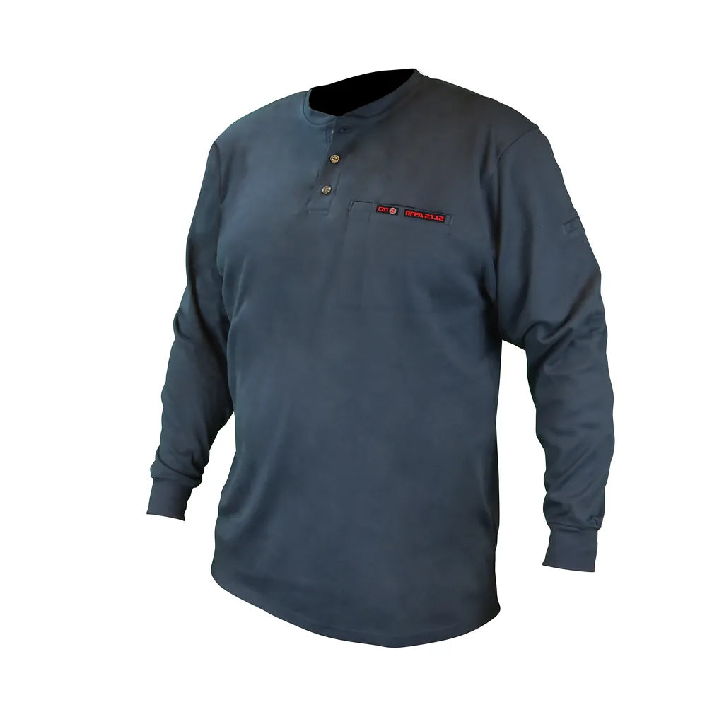 Radians FRS-002 VolCore Long Sleeve Cotton Henley FR Shirt