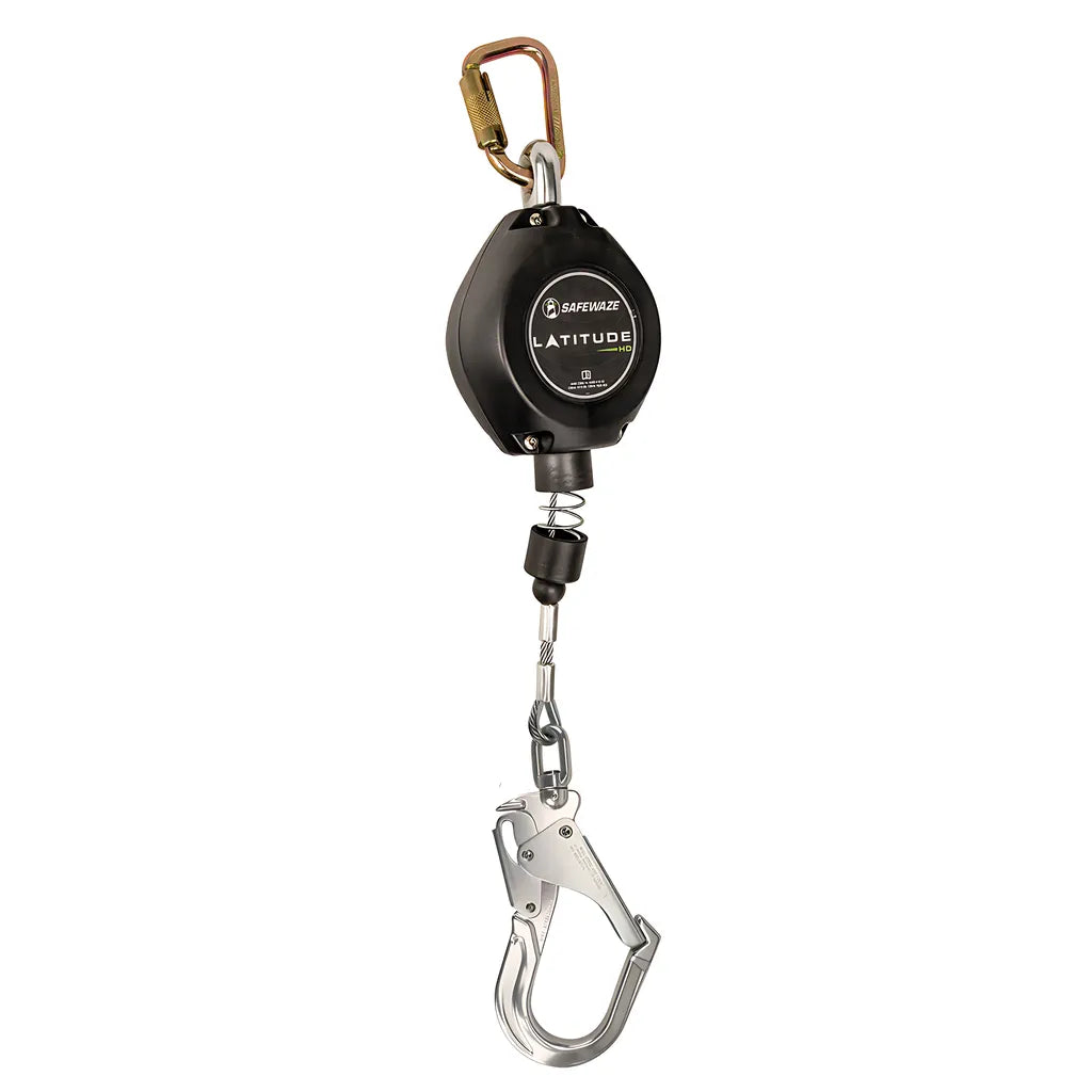 Latitude Hd 11' Single Cable Srl: Carabiner, Li Swivel Rebar Hook FS-FSP1211-G-RBH-7284