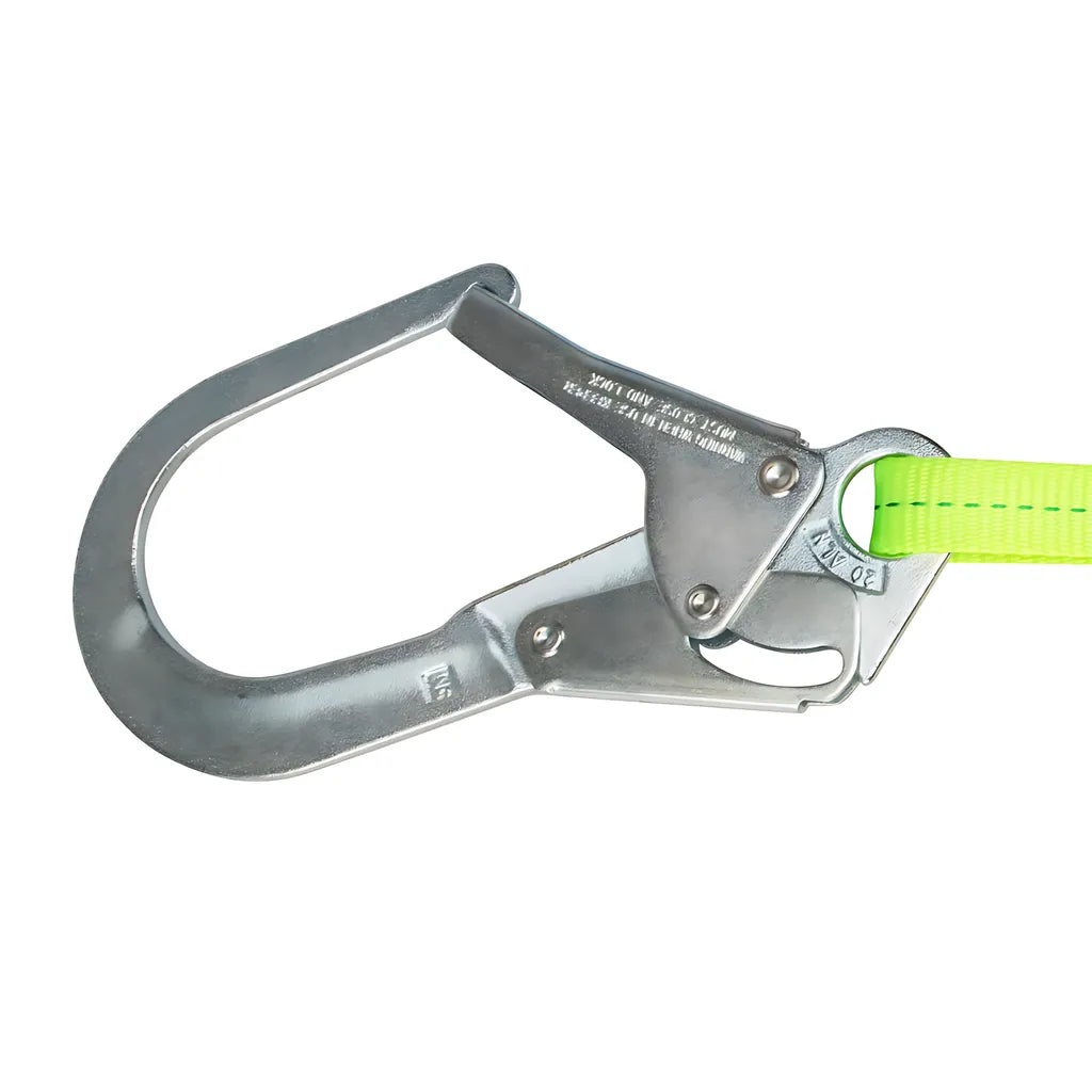 Pro 4'-6' Adjustable Energy Absorbing Lanyard: Rebar Hook FS565-AJ-6533