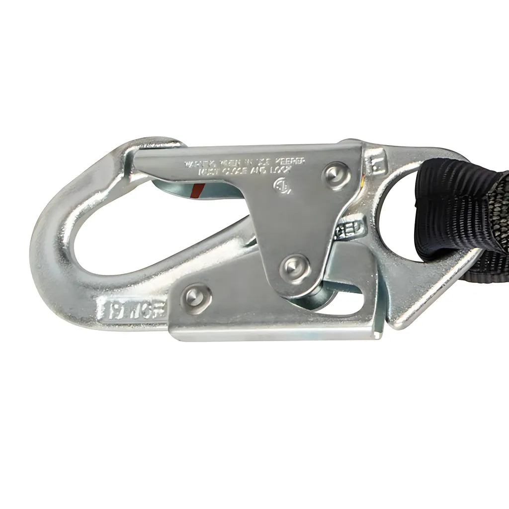 Pro 6' Stretch Energy Absorbing Lanyard: Snap Hook FS570-6612