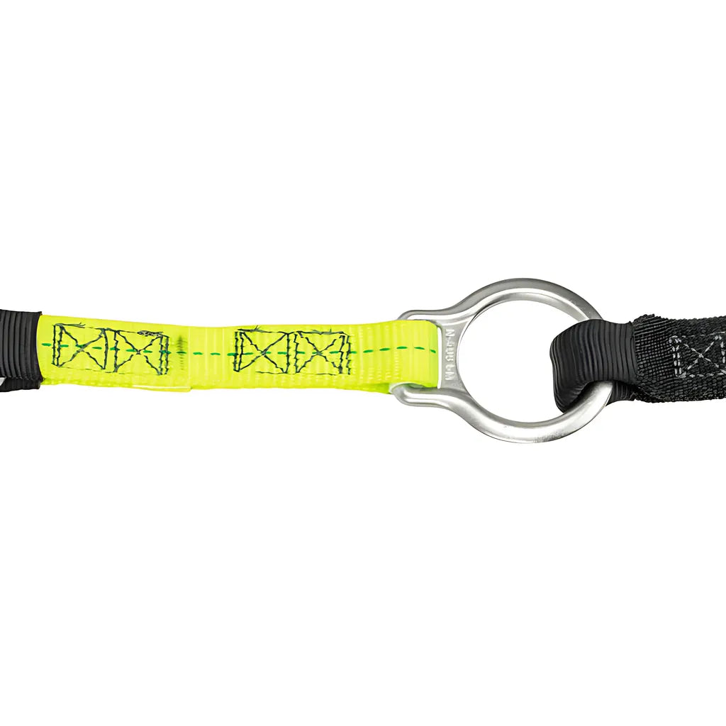 Pro 6' Stretch Energy Absorbing Lanyard: Rebar Hook, Rescue Ring FS578-6617