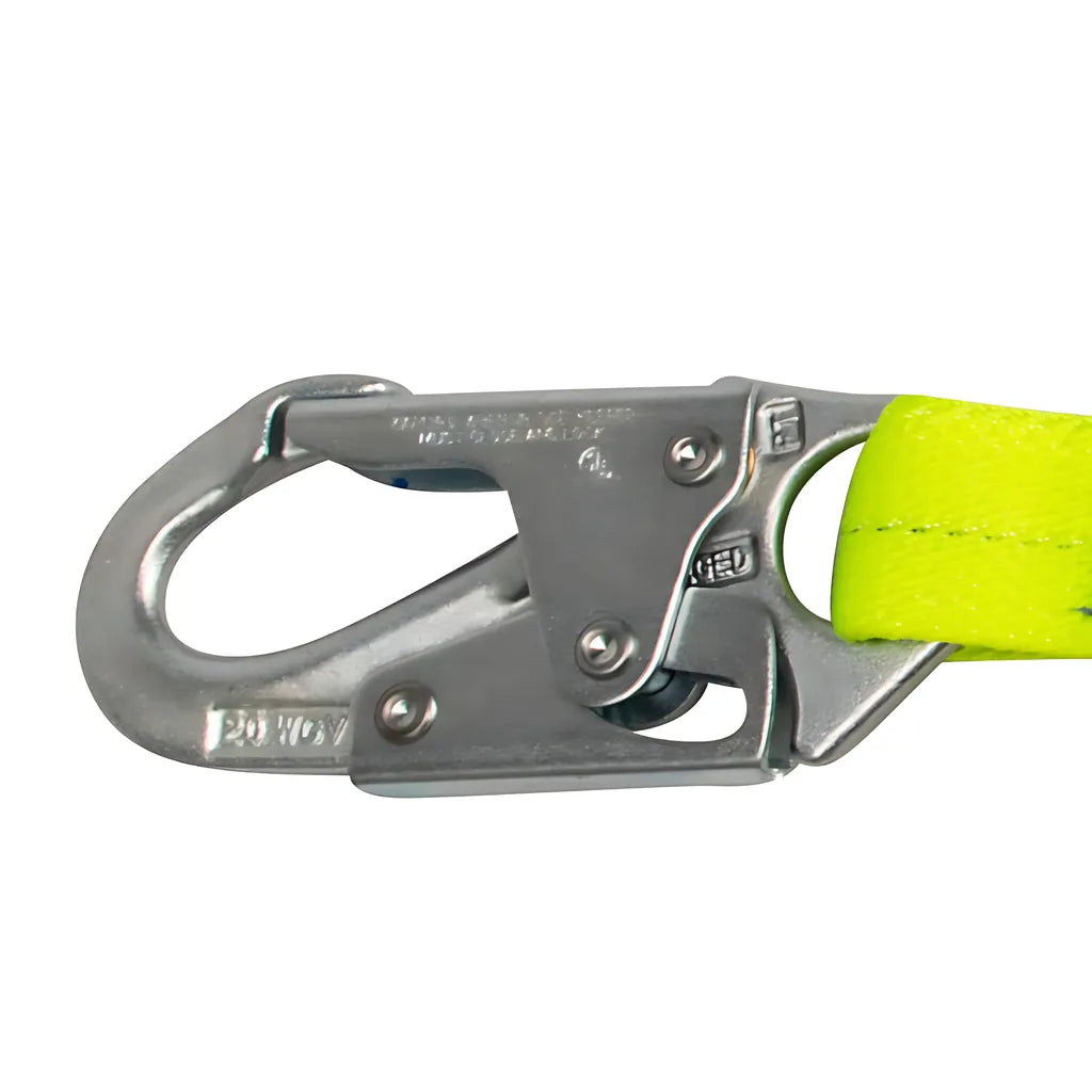 Pro 6' Stretch Internal Energy Absorbing Lanyard: Dual Leg, Snap Hooks FS591-6657