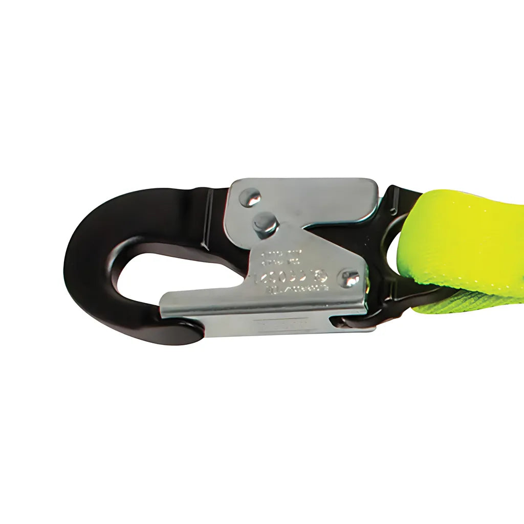 Pro 6' Stretch Internal Energy Absorbing Lanyard: Alu Rebar Hook FS595-ALU-6628