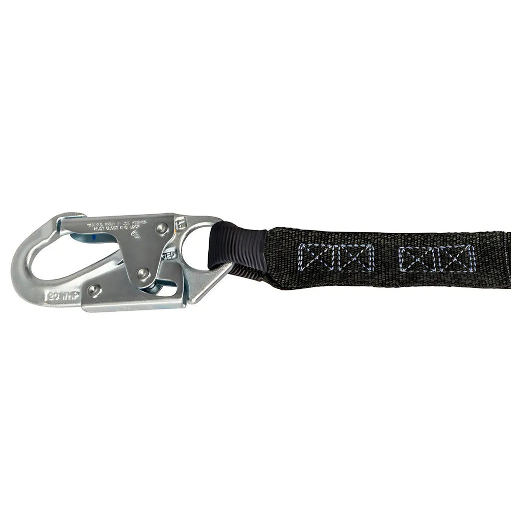 Pro 6' Stretch Energy Absorbing Lanyard: 12' Ff, Snap Hook FS88760-FF-6596