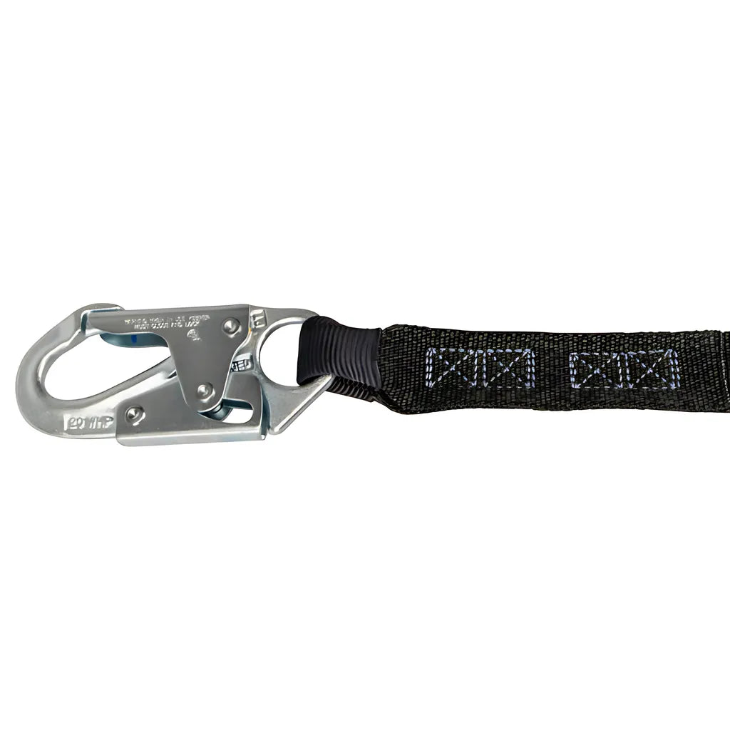 Pro 6' Stretch Energy Absorbing Lanyard: 12' Ff, Dual Leg, Snap Hooks FS88761-FF-6586