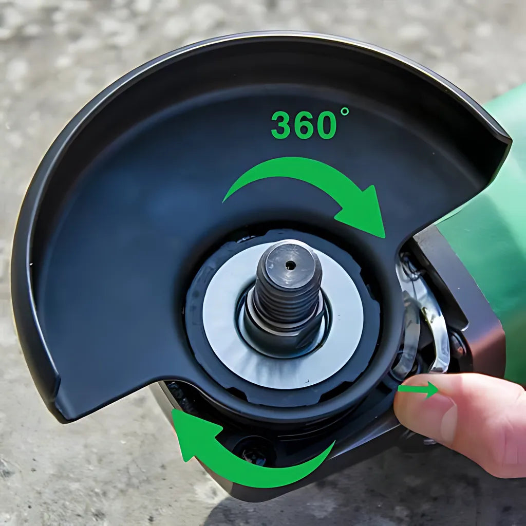 4-1/2 Inch 12 Amp Ac Brushless Paddle Switch Disc Grinder With Brake-G12BYEQ2M-205