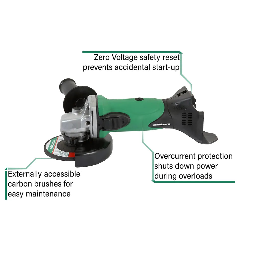 18V Lithium Ion 4-1/2" Angle Grinder (Tool Body Only)-G18DSLQ4M-1111