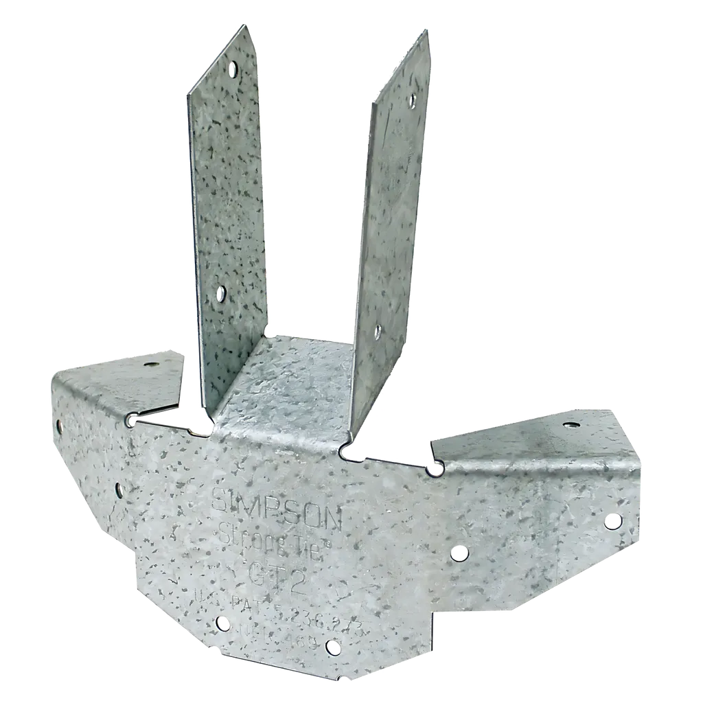 Gt Zmax® Galvanized 16-Gauge Gazebo Tie For 6-2X Rafters And Top Plate To Post (Pack Of 24)-GT2Z-SP8654-9218