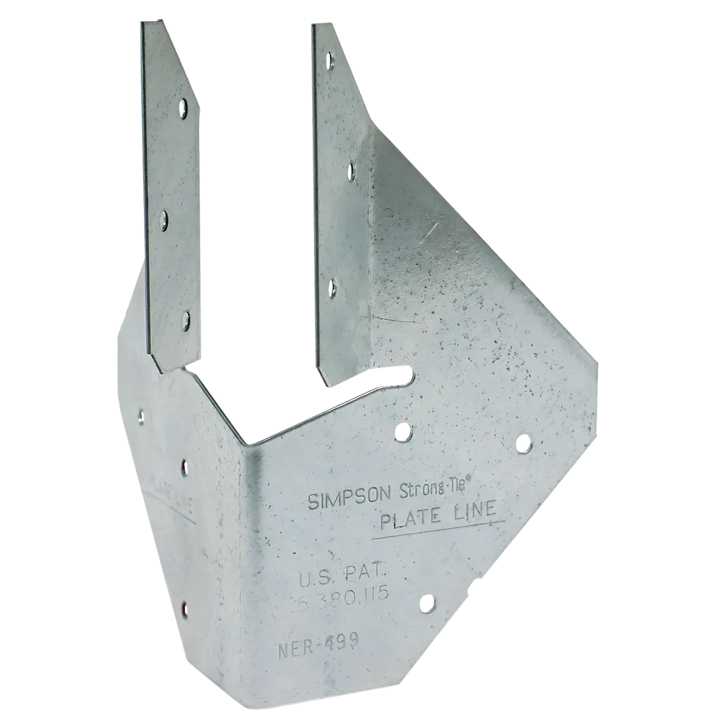 Hcp 18-Gauge Galvanized Hip Corner Plate For 2X (Pack Of 50)-HCP2-SP5771-6187