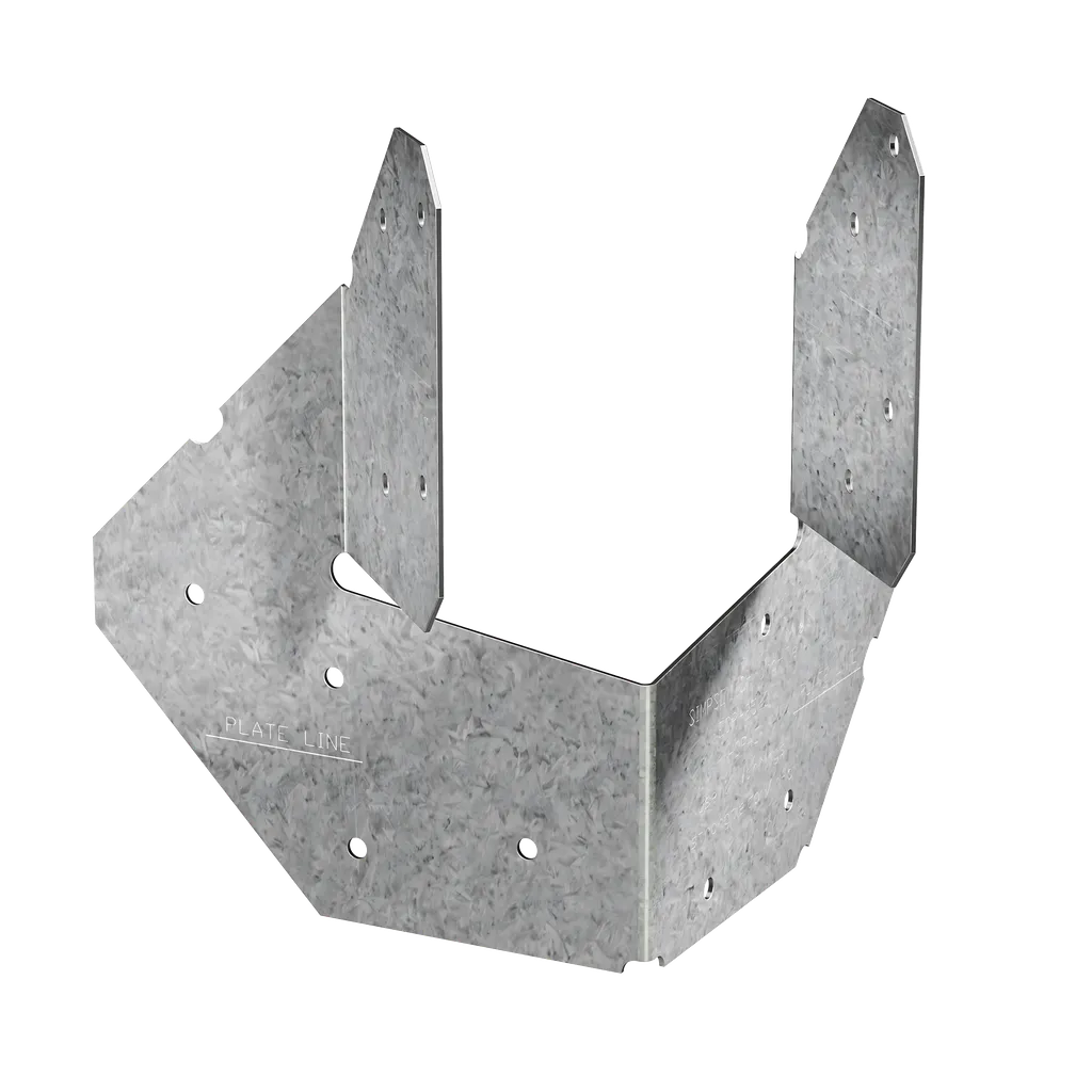 Hcp 18-Gauge Zmax® Galvanized Hip Corner Plate For 4X-HCP4Z-SP5841-6262
