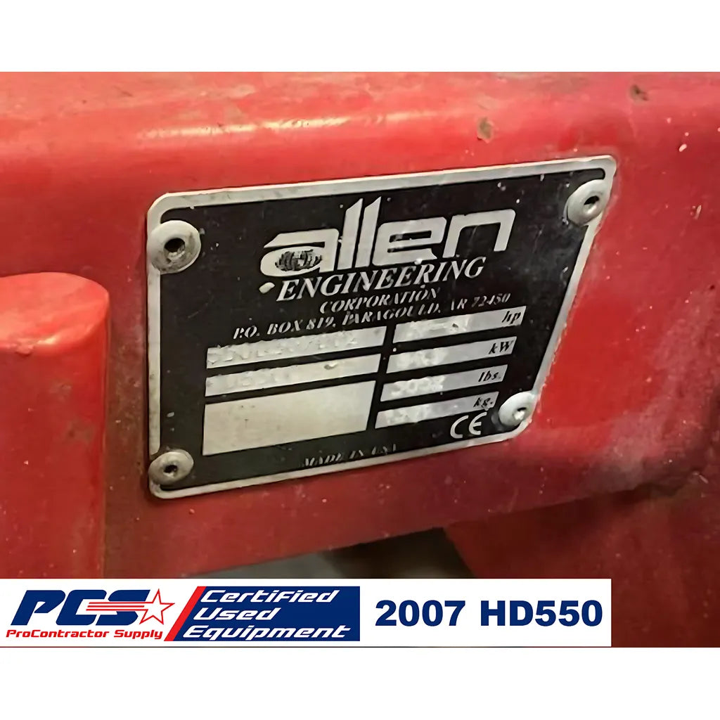 Used 2007 Allen Engineering HDX550