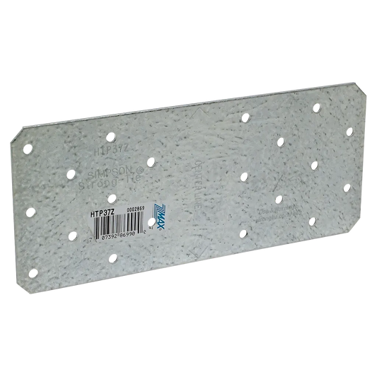 Htp 3 In. X 7 In. ZmaxĀ® Galvanized Heavy Tie Plate (Pack Of 25)-HTP37Z-SP21-102