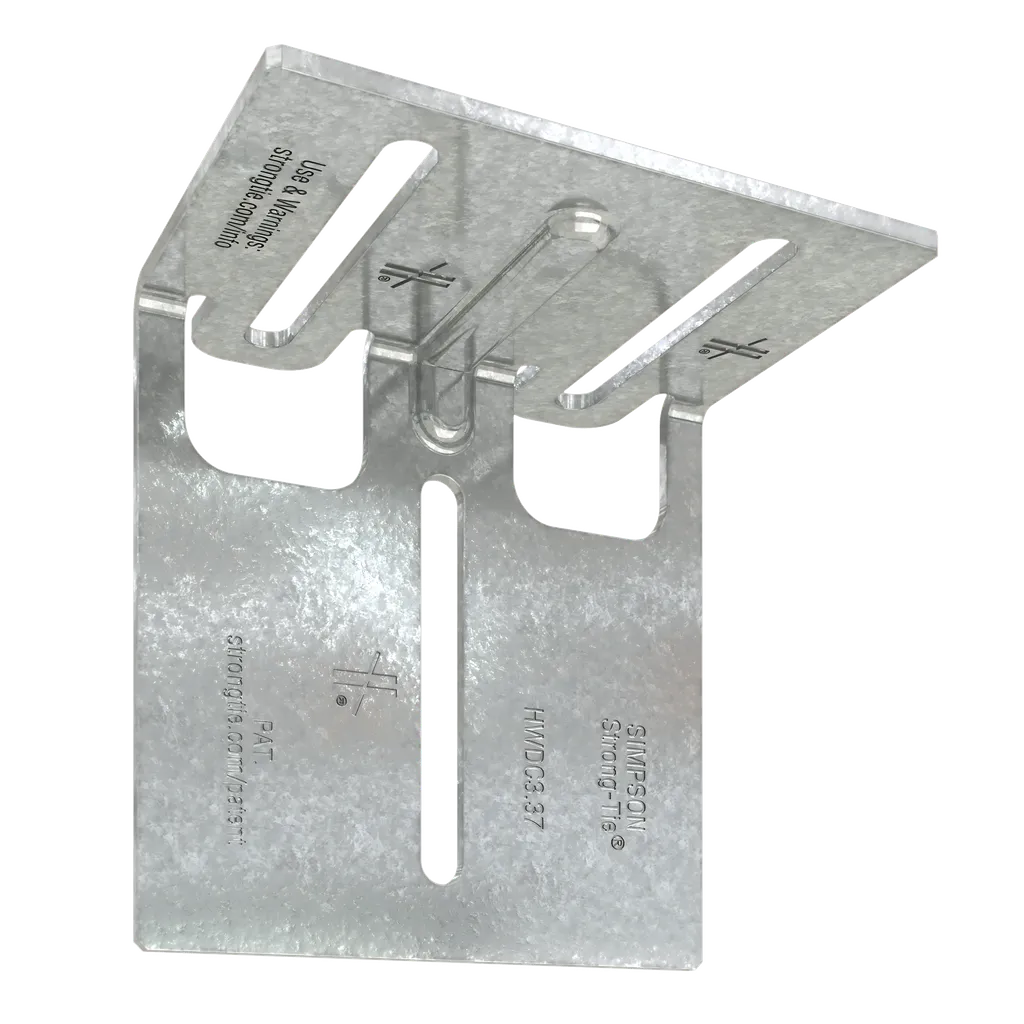 Hwdc 3-3/8 In. Head-Of-Wall Drift-Clip Connector (25-Qty)-HWDC3-37-KT25-SP4006-4322