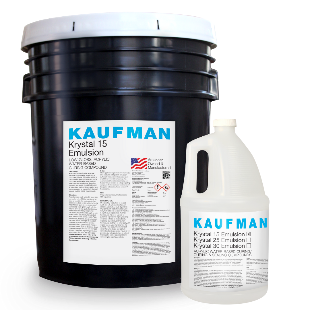 Krystal 15 Emulsion Curing / Sealing Compound