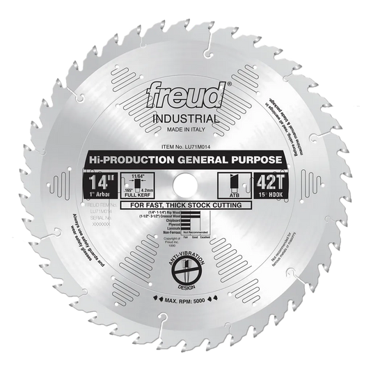 14" High-Production General Purpose Blade-LU71M014-3442