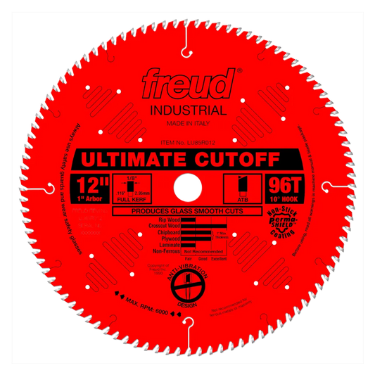 12" Carbide Tipped Saw Blade For Crosscutting-LU85R012-3466