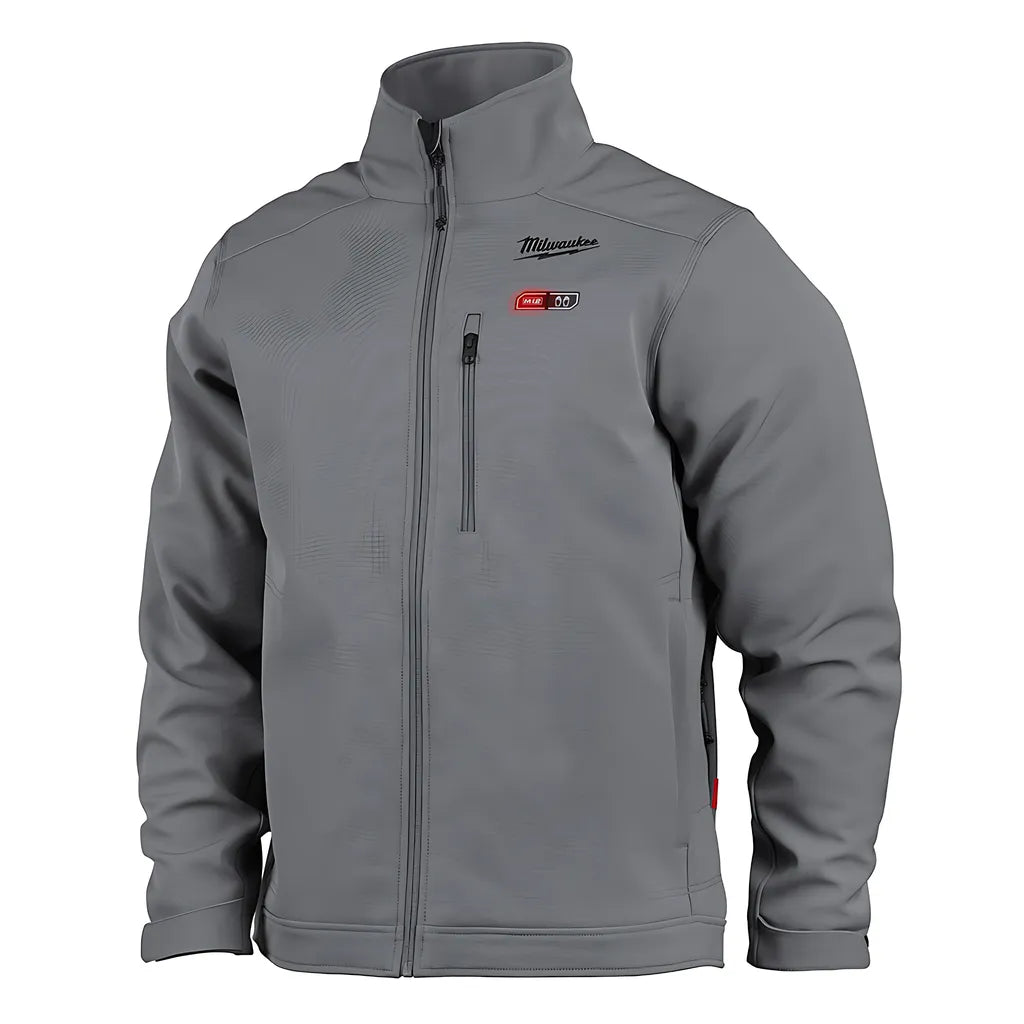 M12 Heated Toughshell Jacket Kit - Gray L-Milwaukee-204G-21L-9120