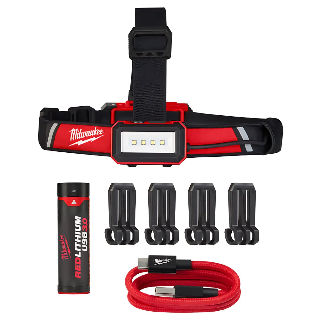 Redlithium Usb Low-Profile Headlamp-Milwaukee-2115-21-10464
