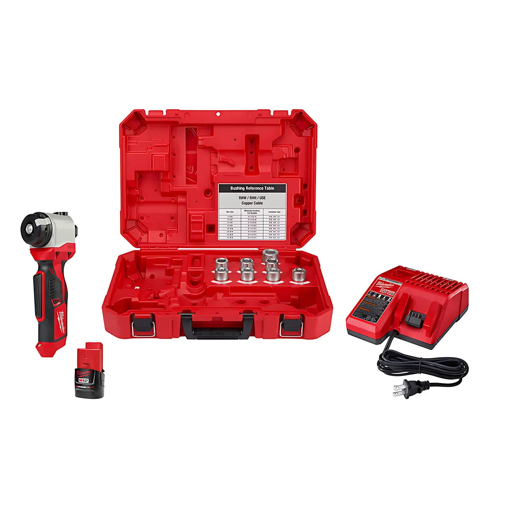 M12 Cable Stripper Kit For Cu Rhw/Rhh/Use-Milwaukee-2435X-21-8909
