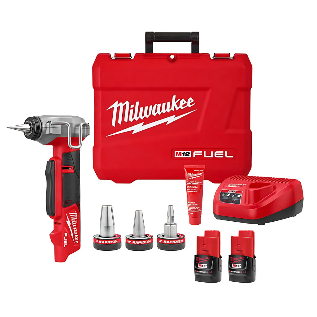 M12 Fuel Propex® Expander Kit W/ 1/2"-1" Rapid Seal Propex® Expander Heads-Milwaukee-2532-22-8807